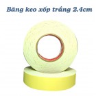 Băng keo xốp trắng 2,4cm